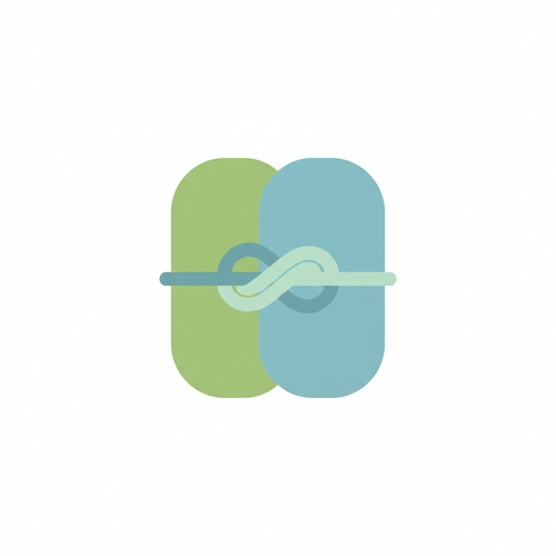 Two abstract insurance policies for home and auto tied together with a ribbon, symbolizing savings from bundling home and auto insurance.