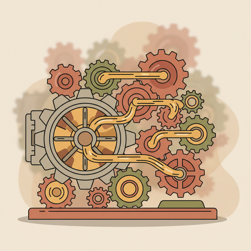 Illustration depicting efficient capital flow and strategic asset allocation within a sovereign wealth fund's private asset portfolio