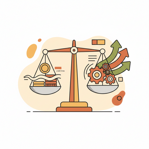 Strategic Revolving Credit Architecture balancing unsecured capital for operational leverage.