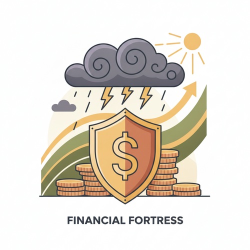 Fiduciary Hedging Strategies: A visual metaphor of a shield protecting investments from market volatility and capital erosion, symbolizing prudent financial management.