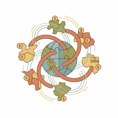 Sovereign Arbitrage Strategies in global finance, depicting cross-border liquidity and market interconnections
