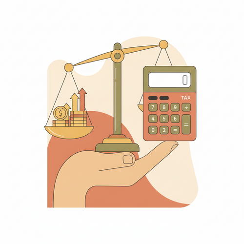 Illustration depicting tactical asset allocation strategies for post-tax wealth maximization and tax efficiency.