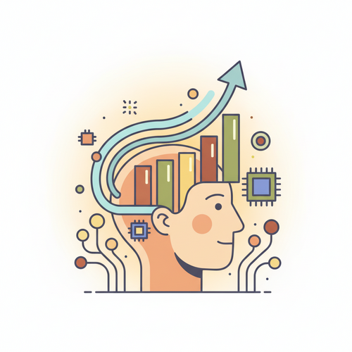 Illustration of executive biometric data flowing into a financial graph, symbolizing corporate biometric asset optimization and executive longevity capitalization.